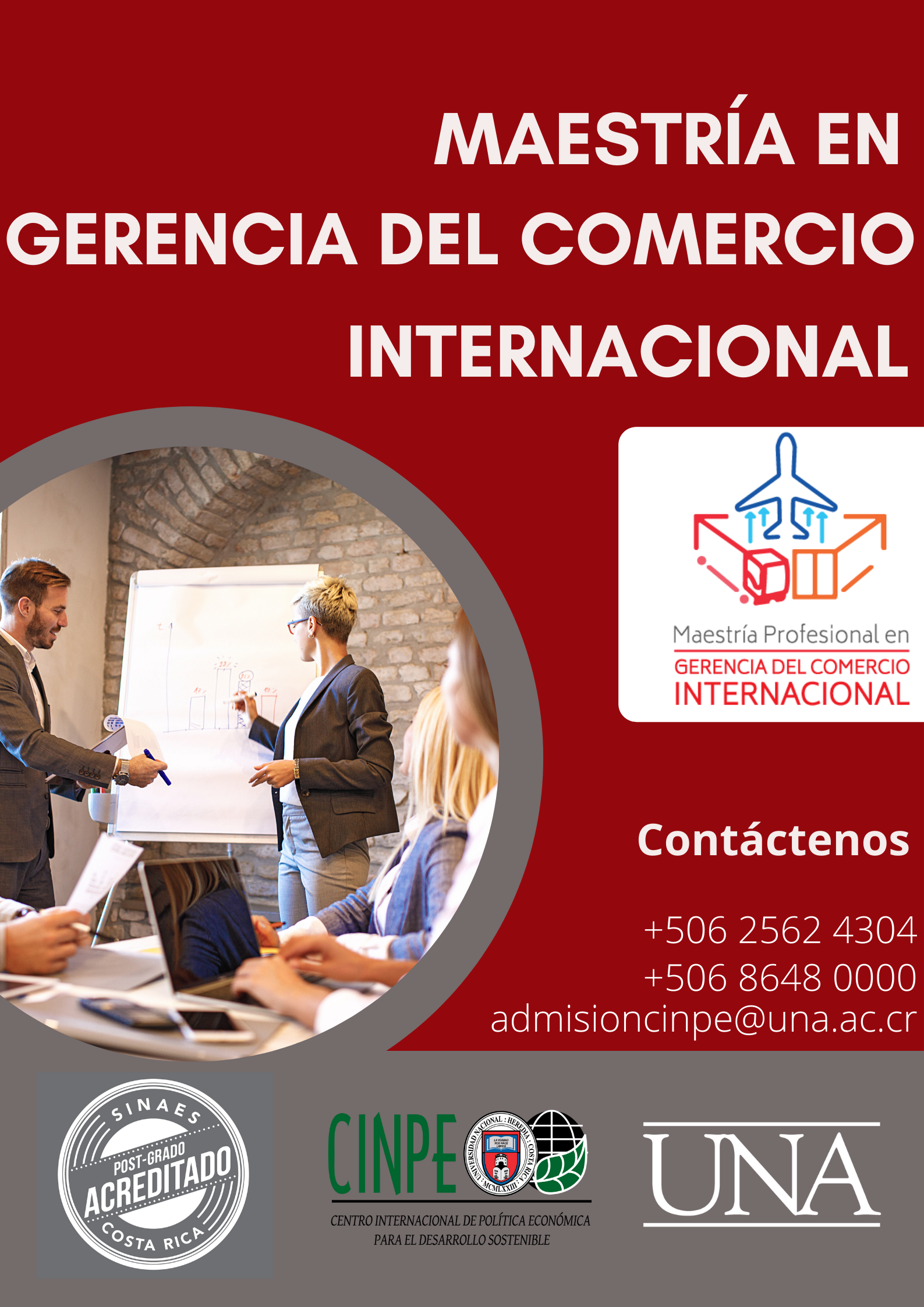 Concentración diagonal pálido Maestría Profesional en Gerencia del Comercio Internacional